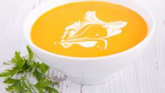 Студена крем супа с моркови и джинджифил