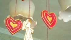 Коледна украса за полилей