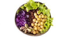 Вегетарианска протеинова салата с нахут