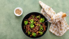 Телешко с броколи по азиатски