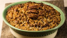 Пудинг със сладък картоф и пекан