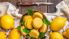 Лимонови макарони с бадемово брашно