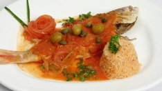 Риба треска с чили сос