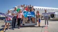 Първи директен полет по линията Варна – Прага – Варна на „България Еър“