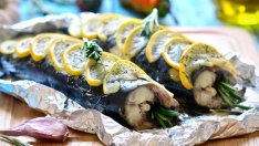 Печена пъстърва във фолио 