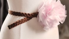 Как да си направите брошка от шифон и тюл