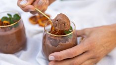 Диетичен нискомаслен шоколадов мус без захар