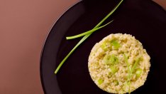 Ризото с праз и крема сирене