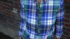 Как да си направите красива риза с камъни