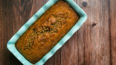 Бананов хляб с фъстъчено масло