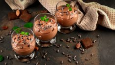 Шоколадов пудинг със соево мляко