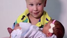 Видео на седмицата: 6 батковци посрещат своите новородени сестрички