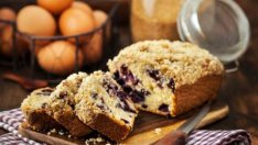 Лимонов кекс с боровинки и орехи 