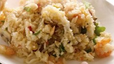 Бърза рецепта за пържен ориз със скариди 