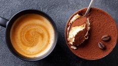 Крем с кисело мляко и кафе