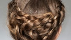 Красива и лесна прическа с плитки