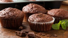 Мъфини с шоколад и тиква