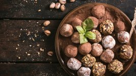 Много лесни шоколадови трюфели 