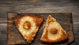 Лесен обърнат кекс с ананас