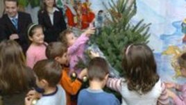 Елхи и украса за 30 детски градини в София