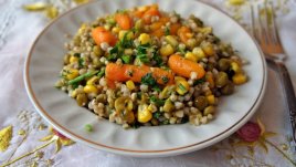 Каша от гречка със зеленчуци