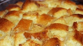 Пудинг от хляб  с шоколад