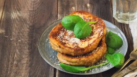 Пържени филийки с пармезан