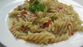 Вкусна рецепта с макарони и риба тон