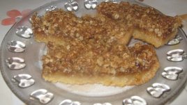 Американски ябълков пай с овесени ядки