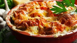 Пица без тесто в касерола 