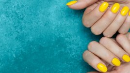 Маникюр в ярки слънчеви цветове (галерия) 