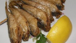 Пържен сафрид на клечка