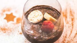 Шоколадов мус с банан