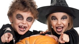 Детски грим за Хелоуин (галерия)