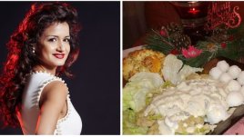 Свинско с гъби и заквасена сметана по рецепта на Мария Халачева