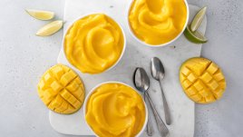 Сорбе с манго и лайм