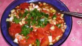 Зимна доматена салата