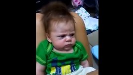 Видео на седмицата: Най-сладкото намръщено бебе