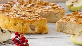 Здравословен кекс с ябълки и брашно от лимец