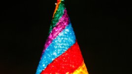 Грейва коледната елха в София