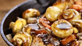 Пържено пилешко с балсамико 