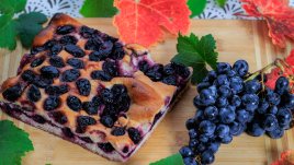 Лесен италиански кекс с грозде