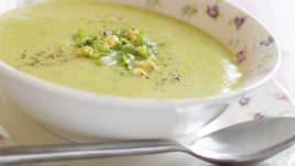 Крем супа с броколи и карфиол