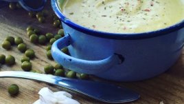 Крем супа от грах с къри