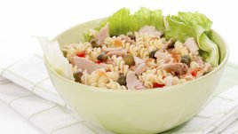 Салата с риба тон и макарони