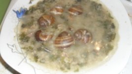 Пилешка супа с охлюви