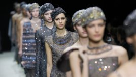 Джорджо Армани представи колекцията си на Седмицата на модата в Милано (+Снимки)