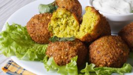 Печени фалафели с подправки