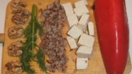 Салата от елда с чушки