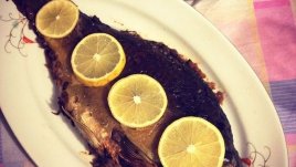 Пълнен шаран с орехи и стафиди за Никулден